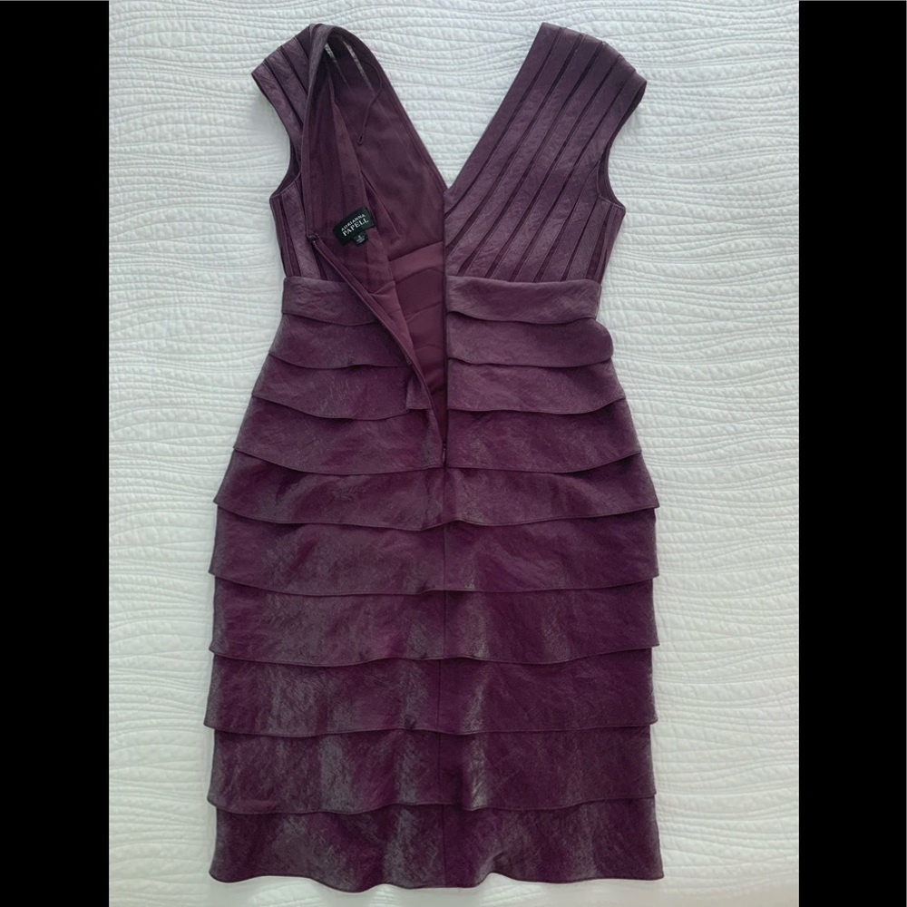 Dress Adrianna Papell size 8 color Purple. - Picture 2 of 3